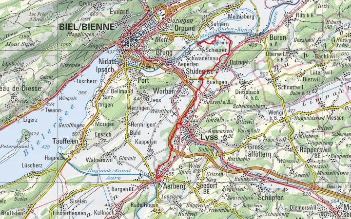 Wandervorschlag Alte Aare