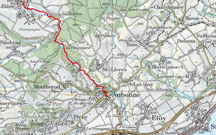 Wandervorschlag Aubonne