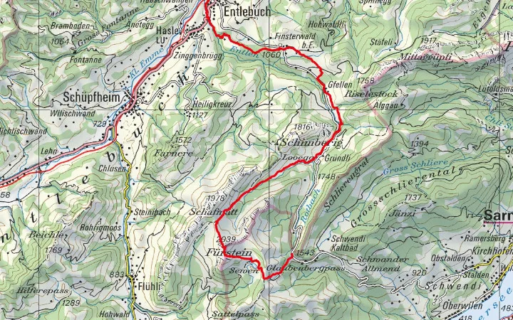 Wandervorschlag Entlen