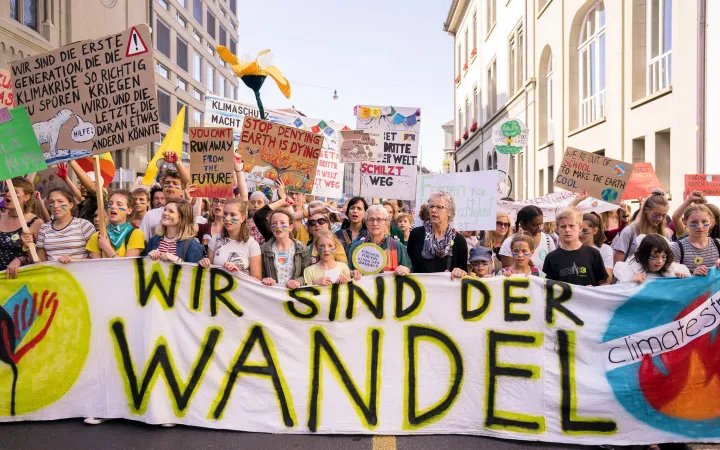 Nationale Klimademo in Bern am 28.09,2019