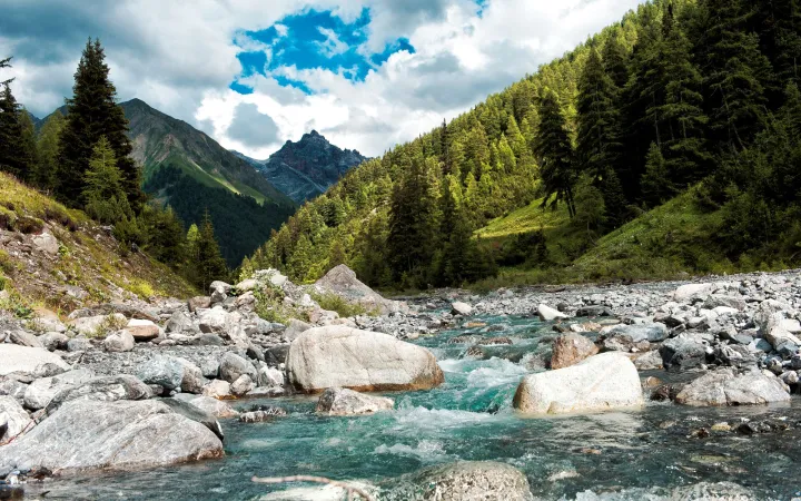 Aufnahme von dem Val Trupchun