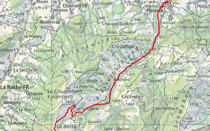 Wandervorschlag Gérine