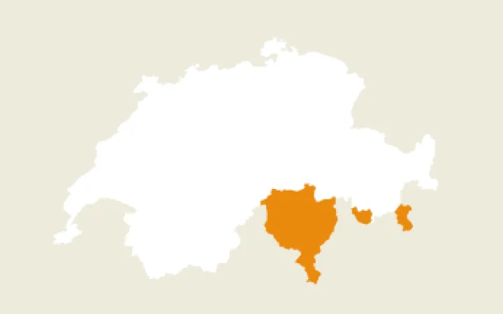 WWF Sektion Tessin Karte