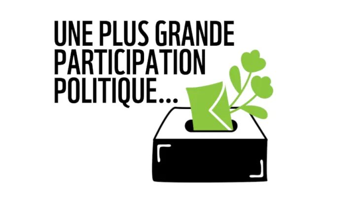 Une plus grande participation politique...