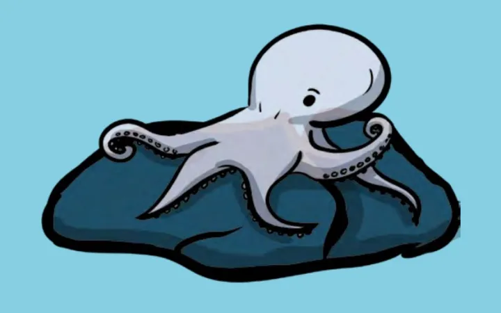 Illustration von einem Oktopus
