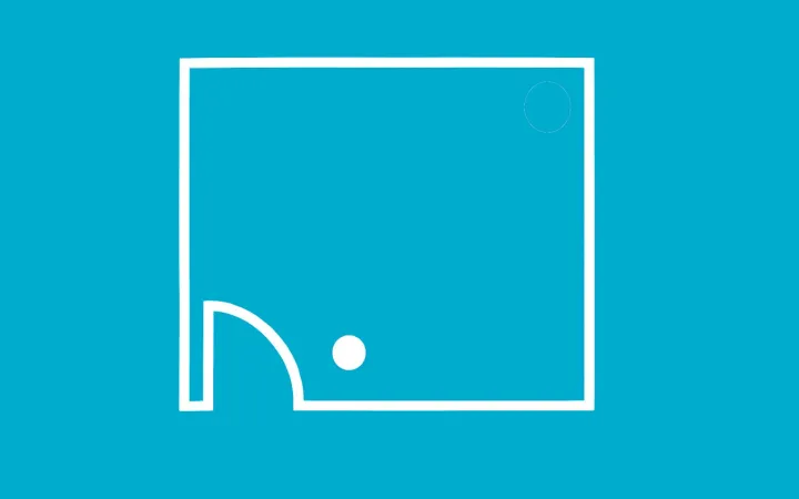 Room Plan Blue Background