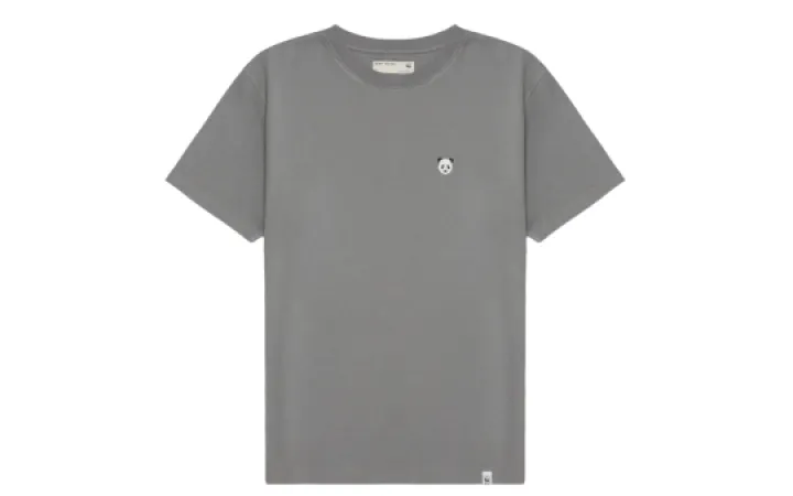 Graues Tshirt mit Panda-Logo