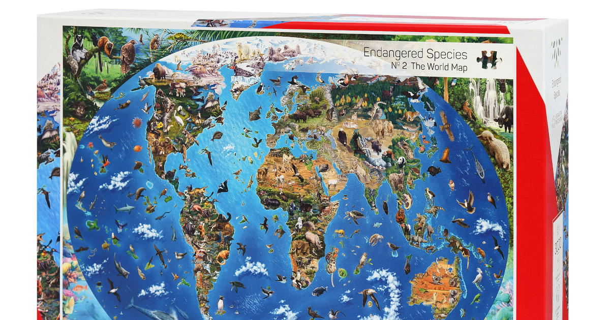 Puzzle «Weltkarte», 3000 Teile