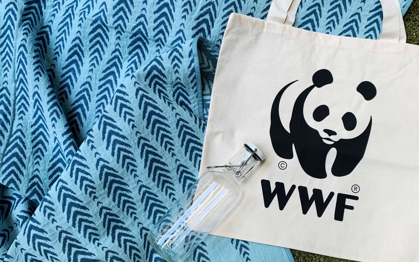 Tote Bag, Badetuch, Trinkflasche