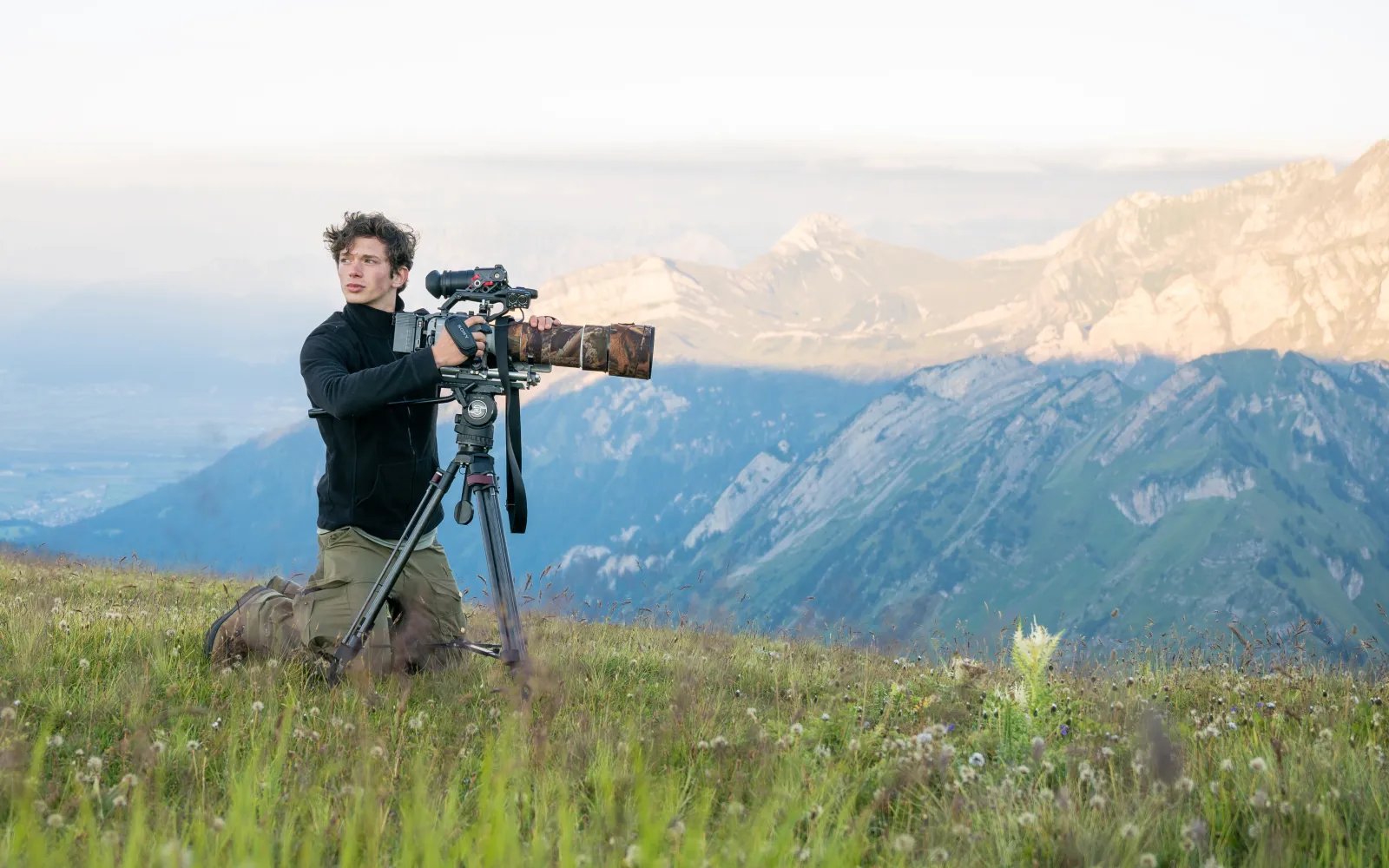 Levi Fitze Portrait in the mountain