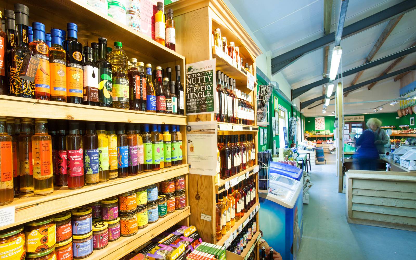 GESELL un negozio di alimenti biologici nel sud dell'Inghilterra