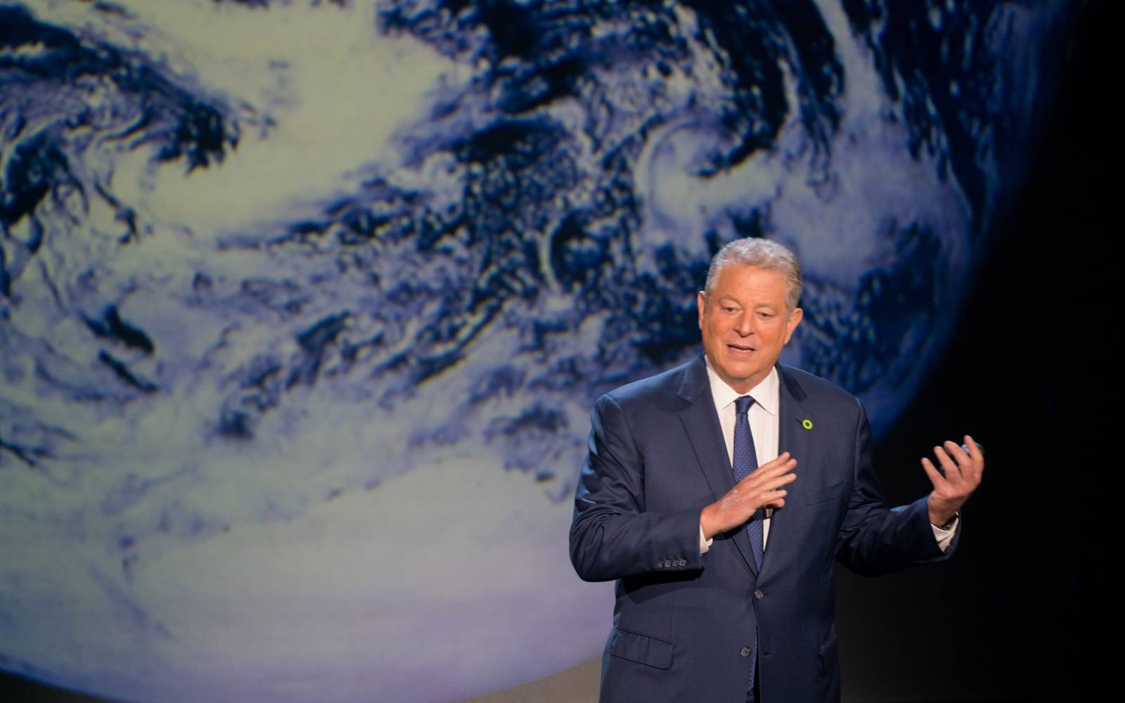 Standbild von Al Gore aus dem Film Eine immer noch unbequeme Wahrheit