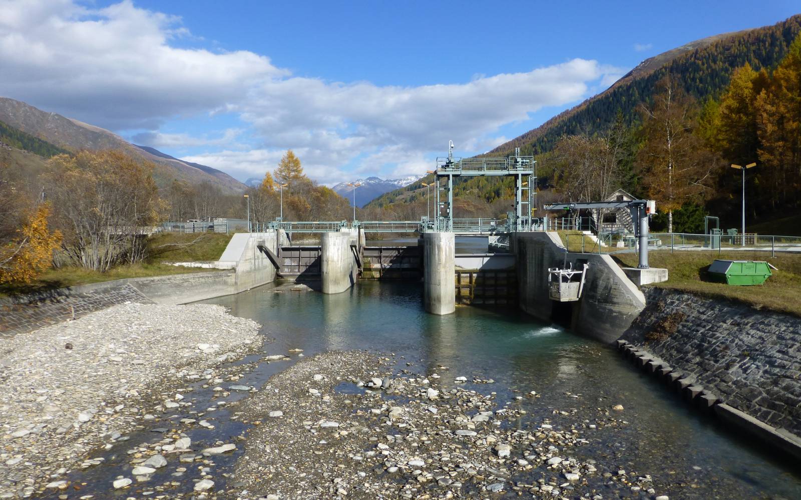 Wasserkraftwerk in der Schweiz