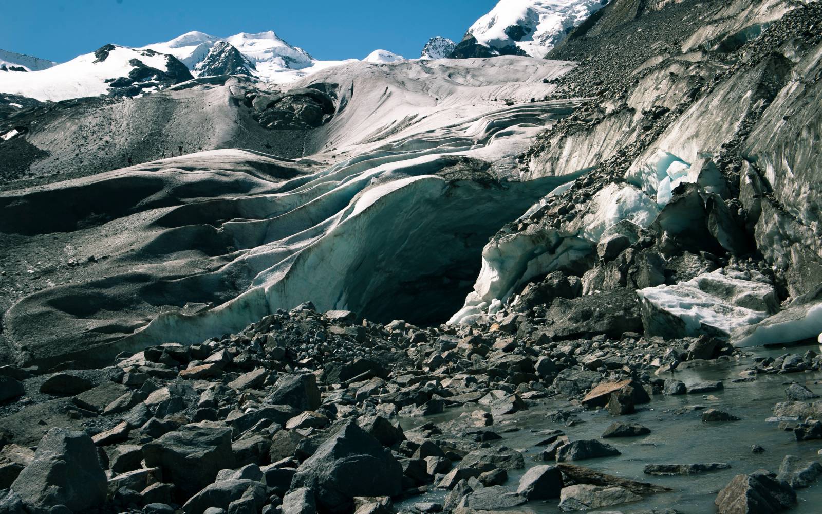 Morteratschgletscher mit Gletschertor