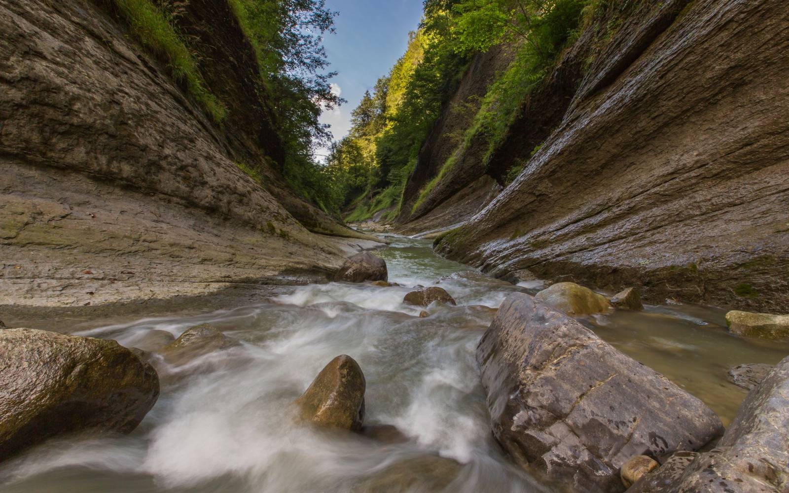 Die Goldach hat die Landschaft geformt