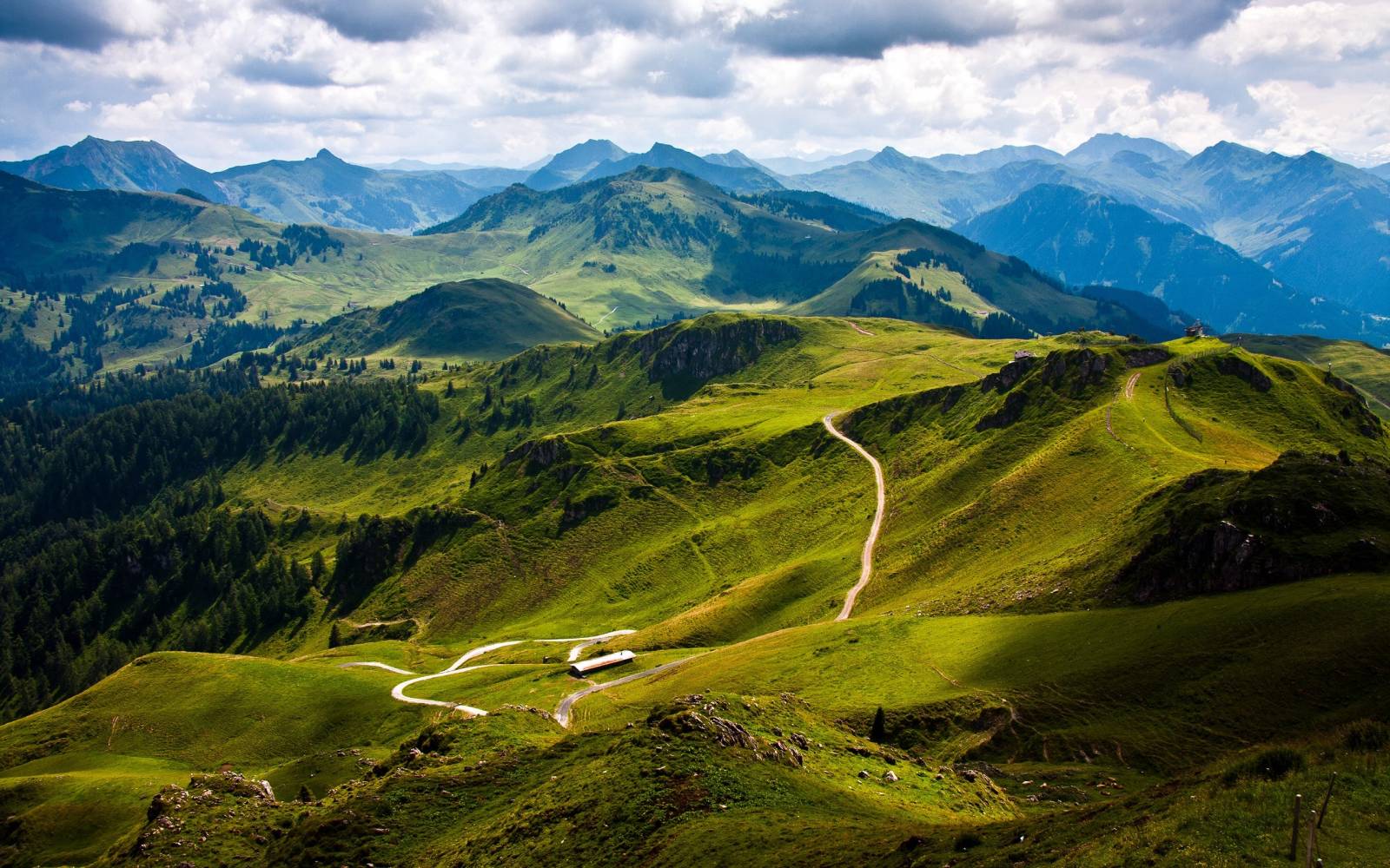 Alps in Kitzbuehel Austria Wallpaper
