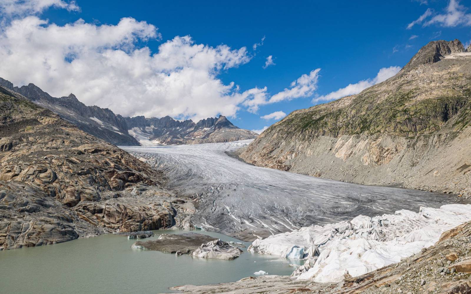 Blick auf den Rhonegletscher