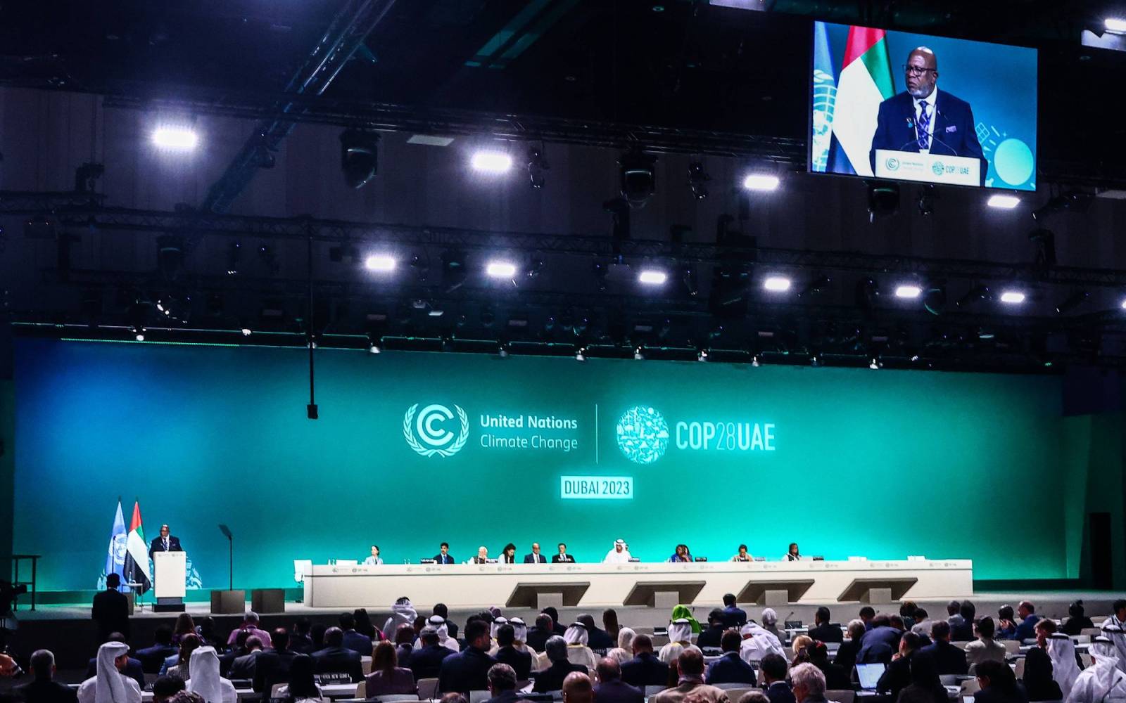 photo of the panel at cop 28