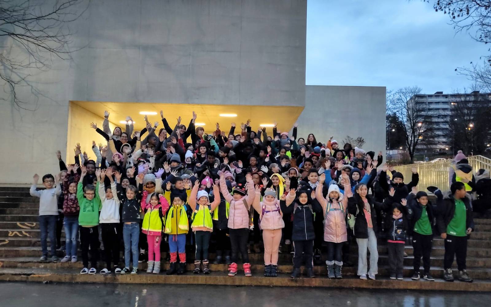 Schoolchildren Primarschule Schönberg Fribourg