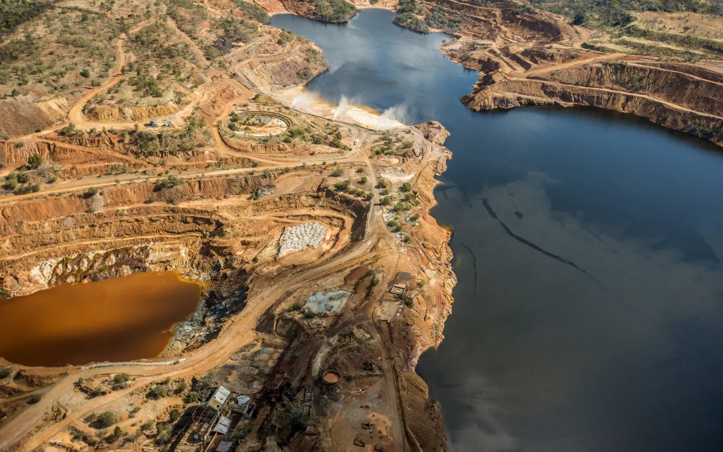 Stillgelegte Gold-Mine in Australien