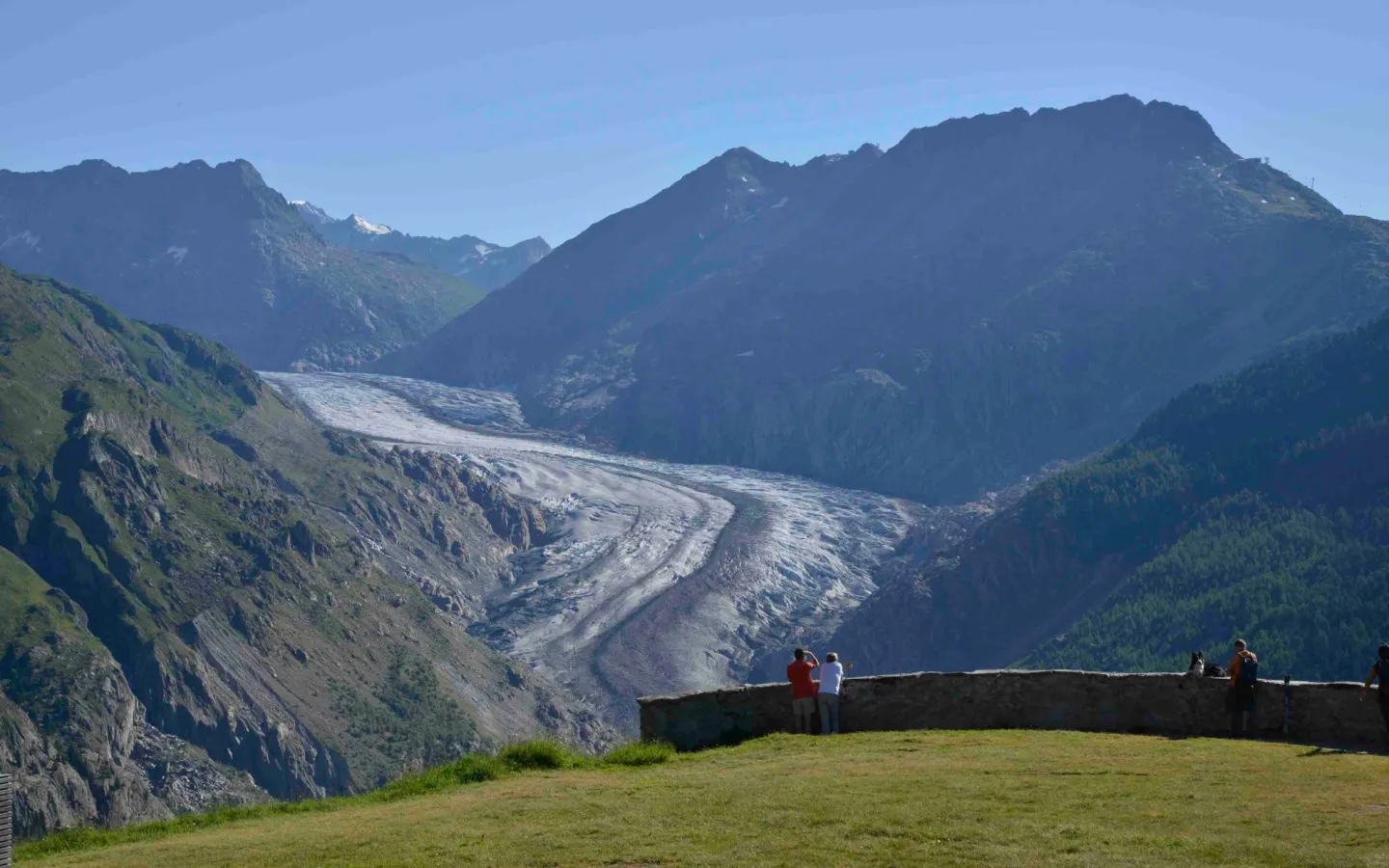 Aletschgletscher im Kanton Wallis