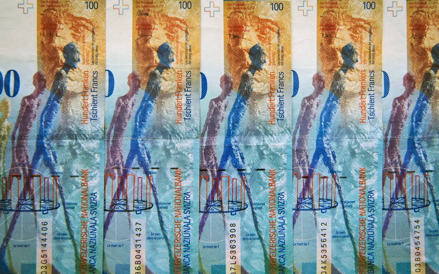 Banknote 100 Schweizer Franken