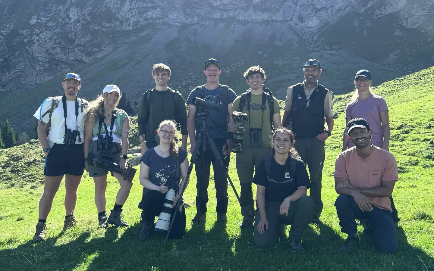 group hiking with levi fitze