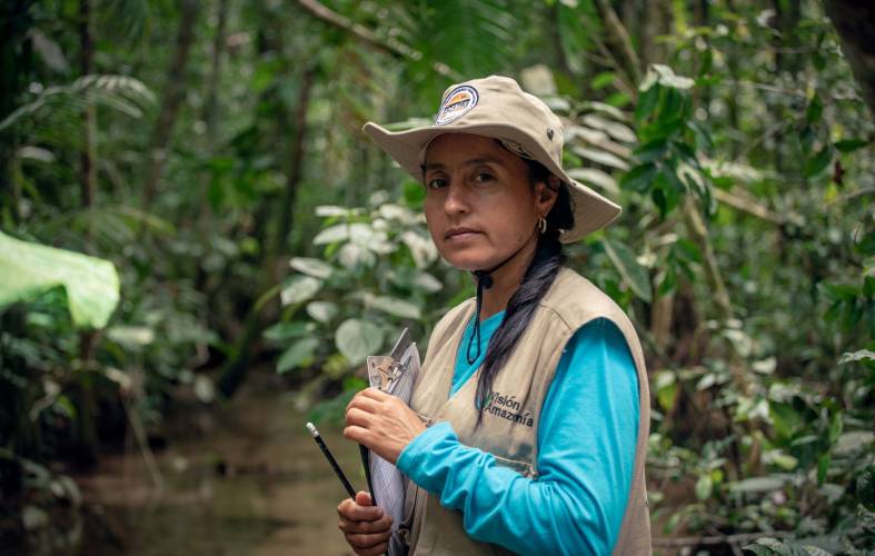 Marisela Silva Parra, Freiwillige in WWF-Projekt in Kolumbien, Amazonas