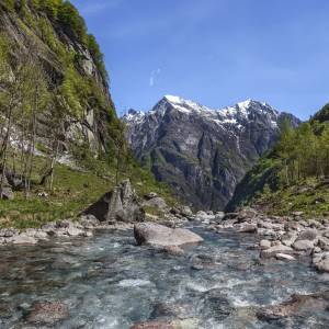 Fiume Calnegia, river in the Ticino