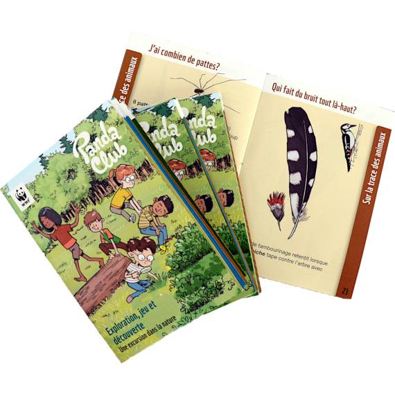 Cahier exploration, jeu et découverte. Une excursion dans la nature