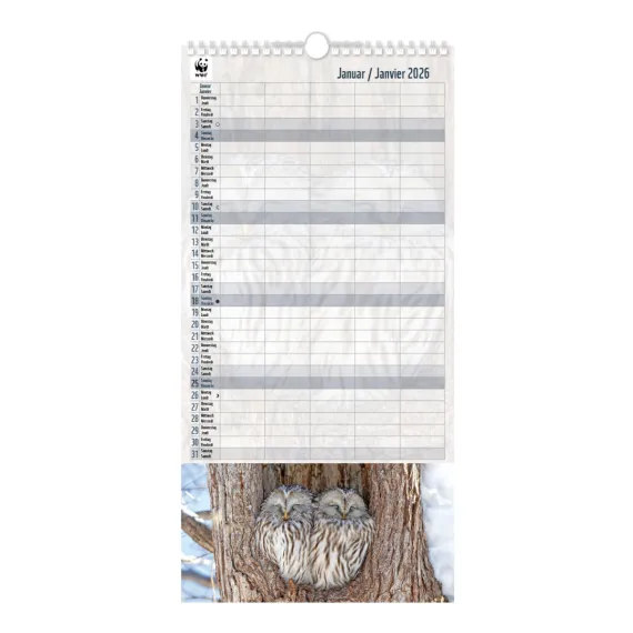 WWF Family Timer 2026 Januar