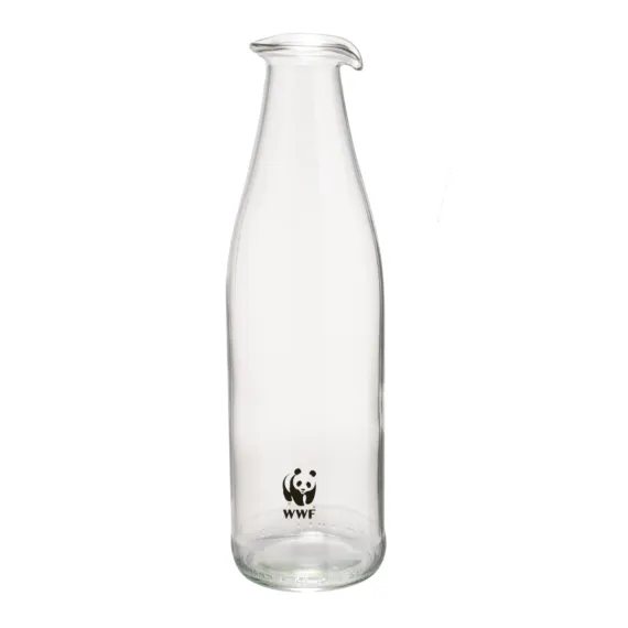 WWF Karaffe Weinflasche transparent