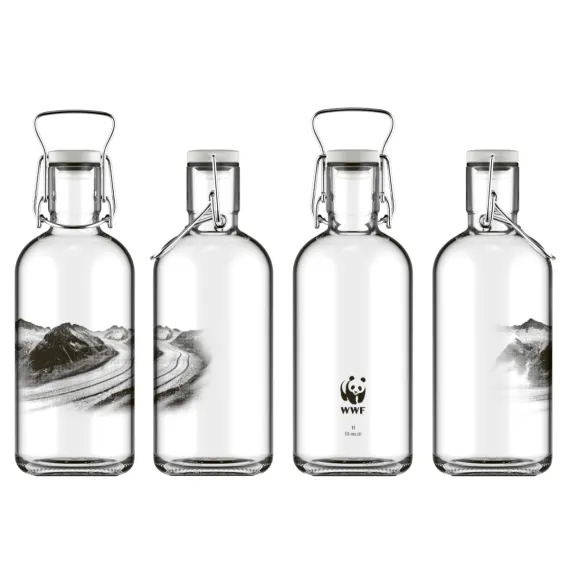 WWF Trinkflasche «Aletschgletscher», 1 l