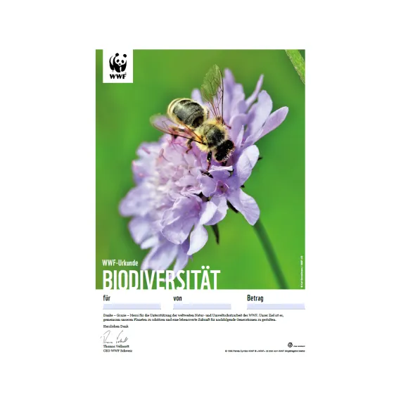 1650.6x WWF Geschenkurkunde «Biodiversität» (digital)