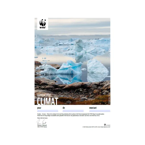 Certificat cadeau du WWF «Climat»
