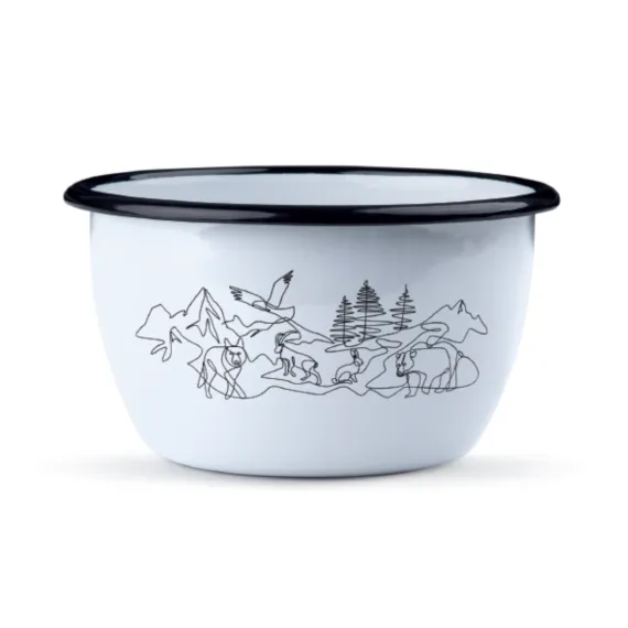WWF Emaille-Schüssel «Alpen»