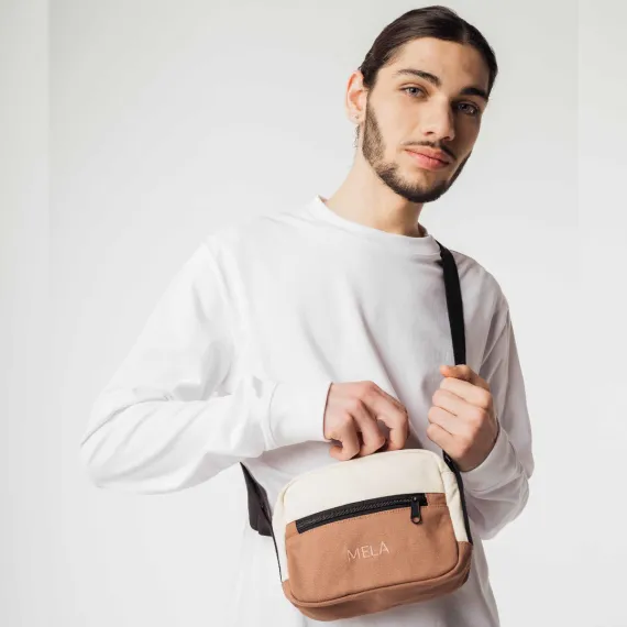 Umhängetasche «Patni» rostrot/nature