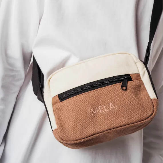 Umhängetasche «Patni» rostrot/nature