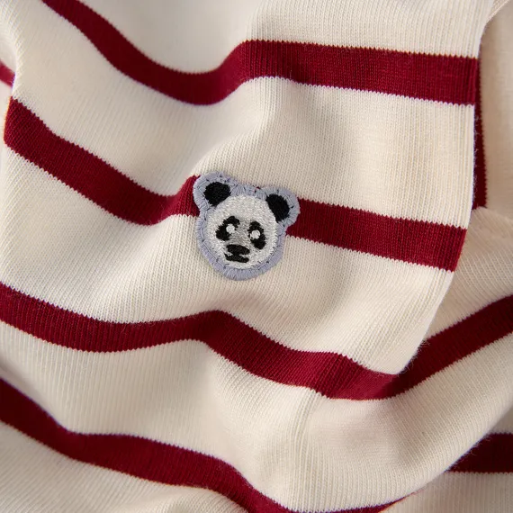WWF T-Shirt «Panda» gestreift, Kinder