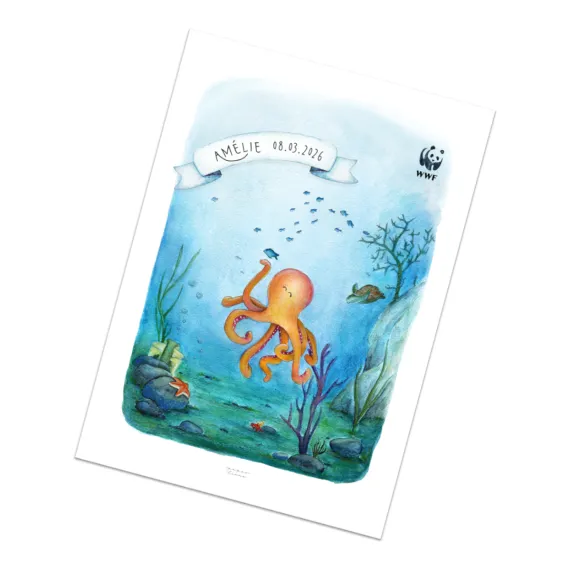 WWF Spende-Poster für Kinder