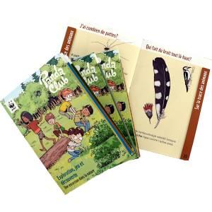 Cahier exploration, jeu et découverte. Une excursion dans la nature