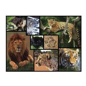 Wildkatzen-Puzzle, 1000 Teile, FSC