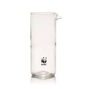 WWF Vase aus Weinflasche transparent