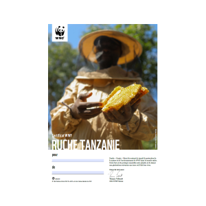 1650.51 WWF Urkunde «Bienenstock Tansania» (digital)