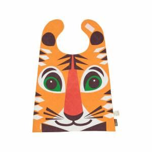 Lätzchen gross "Tiger", Bio-Baumwolle