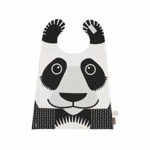 Lätzchen gross "Panda", Bio-Baumwolle