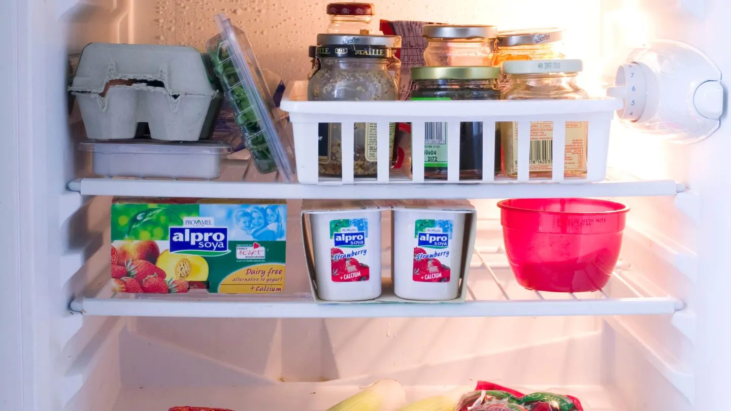 réfrigérateur ouverte