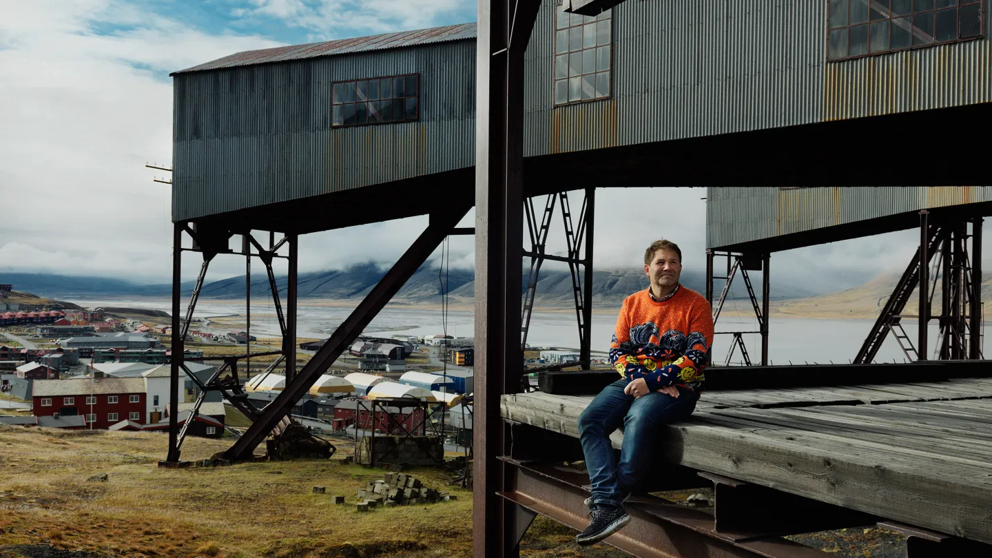 The Last Sweater mit Bürgermeister von Spitzbergen