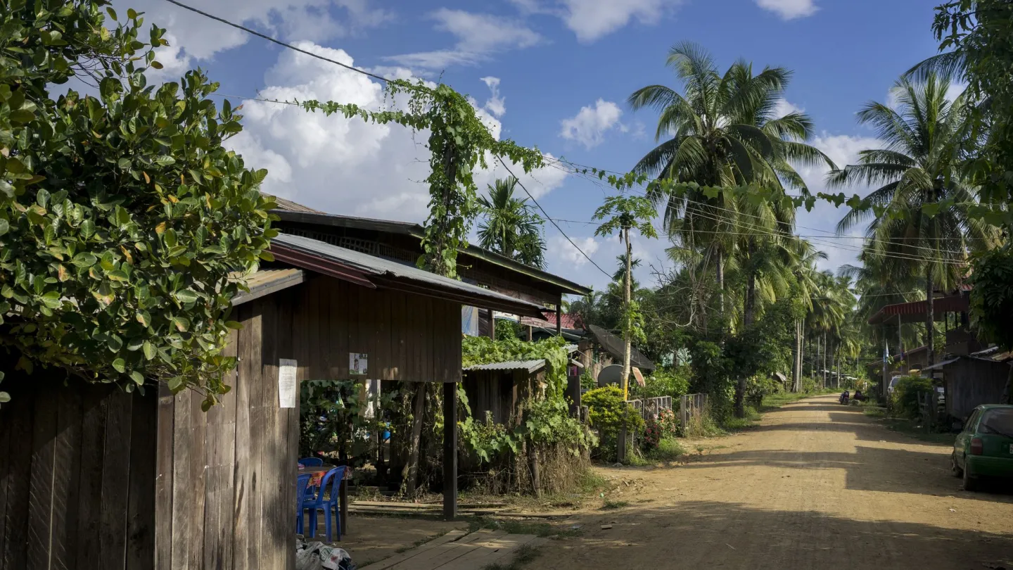 Das Dorf Leu in Kambodscha