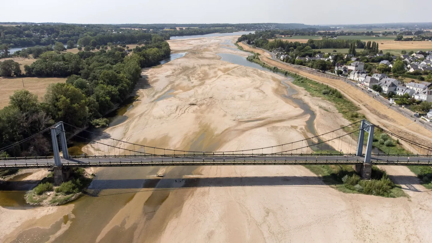 Die Loire bei Avignon im Sommer 2022